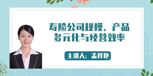 寿险公司规模、产品多元化与经营效率