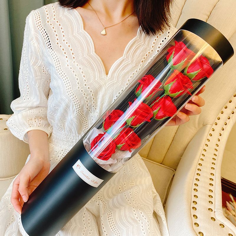 香皂玫瑰花抱抱桶